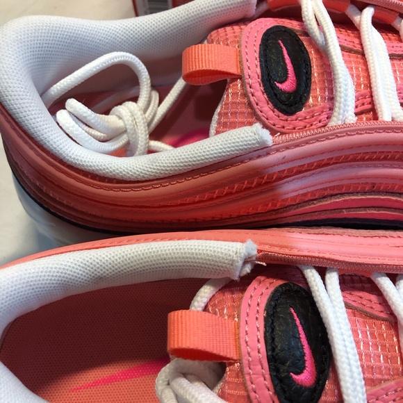 Nike Air Max 97 Pink Glaze Black Size 11 Women’s 9.5 Mens New - Picture 9 of 12